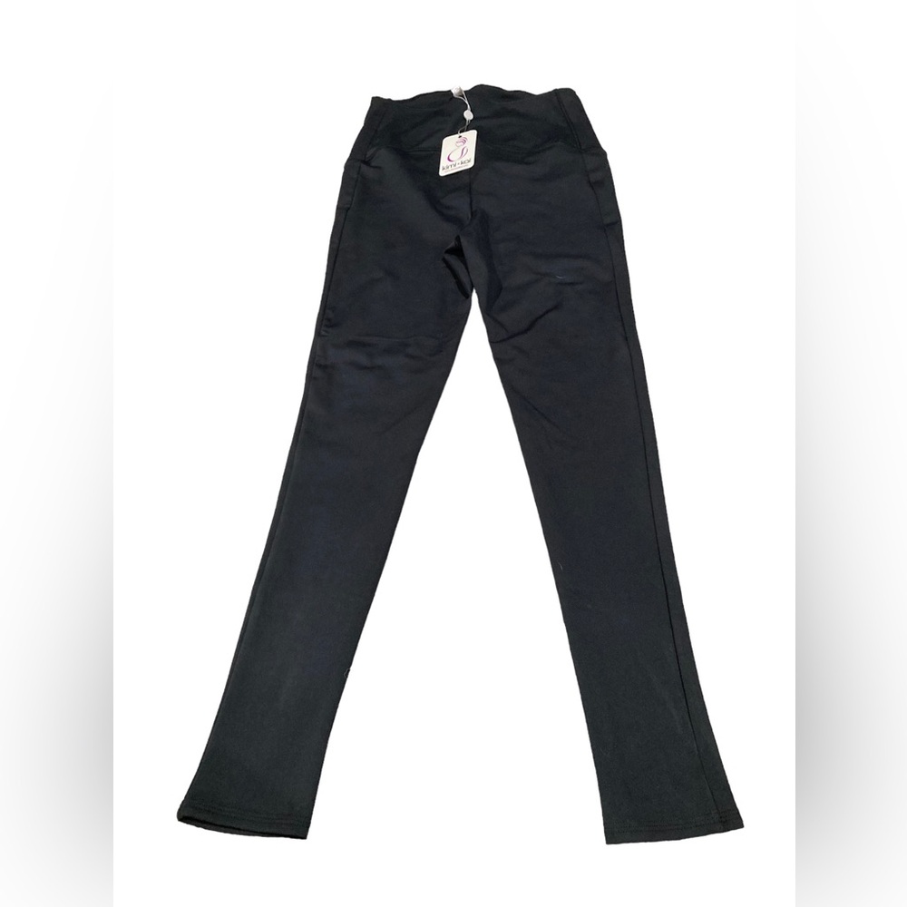 NWT Kimi + Kai maternity black leggings size small. 27” inseam. - Picture 5 of 6